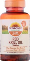 Sundown Naturals Red Krill Oil Softgels 1000mg Perspective: Main