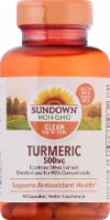 Sundown Naturals Turmeric 500 mg Capsules Perspective: Main