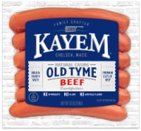 Abeles & Heymann Kosher Uncured Beef Hot Dogs, 12 oz, 3 ct