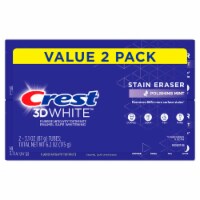 Crest 3D Polishing Mint White Stain Eraser Teeth Whitening Toothpaste Value Pack Perspective: Main