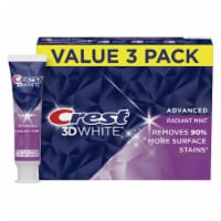 Crest 3D White Advanced Radiant Mint Teeth Whitening Toothpaste