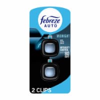 Febreze AUTO Air Freshener Odor-Fighting Automotive Vent Clip Midnight Scent Perspective: Main