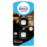 Febreze Auto Vent Clip Air Freshener - Leather Scent Perspective: Main
