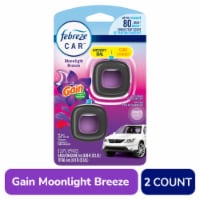 Febreze Car Gain Moonlight Breeze Scent Air Freshener Vent Clip Perspective: Main