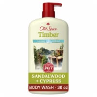 Old Spice Fresher Collection Body Wash Pump Timber With Sandalwood Perspective: Main