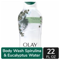 Olay Fresh Outlast Paraben Free with Relaxing Notes of Eucalyptus and Spirulina Body Wash