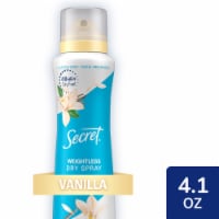 Secret Vanilla and Argan Oil Dry Spray Antiperspirant Deodorant