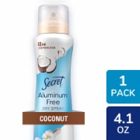 Secret Aluminum Free Coconut and Hemp Seed Oil Dry Spray Deodorant