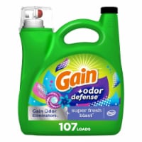 Gain Odor Defense Super Fresh Blast Liquid Laundry Detergent Perspective: Main