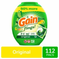 Gain Flings Original Scent Liquid Laundry Detergent Soap Pacs