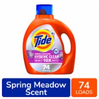 Tide HE Hygienic Clean Heavy Duty Spring Meadow Liquid Laundry Detergent