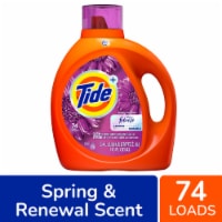 Tide HE Plus Febreze Freshness Spring & Renewal Liquid Laundry Detergent