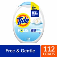 Tide PODS Free and Gentle Liquid Laundry Detergent Soap Pacs