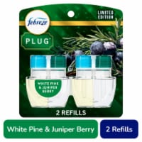 Febreze Odor-Fighting Fade Defy PLUG Air Freshener White Pine & Juniper Berry Oil Refill Perspective: Main