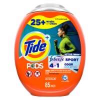 Tide PODS with Febreze Sport Odor Liquid Laundry Detergent Soap Pacs