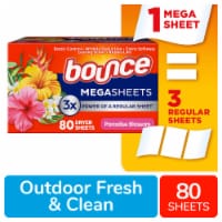 Bounce Outdoor Fresh & Clean Lasting Fresh Mega Dryer Sheets