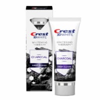 Crest 3D White Whitening Therapy Charcoal Deep Clean Fluoride Invigorating Mint Toothpaste