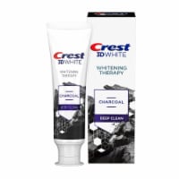 Crest 3D White Whitening Therapy Charcoal Deep Clean Mint Anti cavity Fluoride Toothpaste Perspective: Main