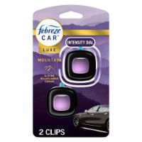 Febreze Car Air Freshener, Odor-Fighting Automotive Vent Clip, Mountain Scent Perspective: Main