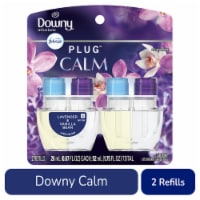 Febreze Plug In Air Freshener Odor-Fighting Scented Oil Refill Downy Calm Scent Perspective: Main