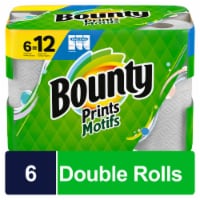 Bounty Double Roll Prints Select-A-Size Paper Towels