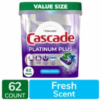 Cascade Platinum Plus Fresh ActionPacs Dishwasher Detergent Pods