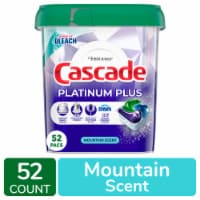 Cascade Platinum Plus Mountain ActionPacs Dishwasher Detergent Pods