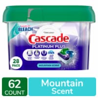 Cascade Platinum Plus Mountain ActionPacs Dishwasher Detergent Pods