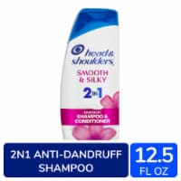 Head and Shoulders Smooth and Silk 2 in 1 Dandruff Shampoo and Conditioner