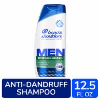 Head and Shoulders Dandruff Men's Shampoo, Refreshing Menthol for Daily Use Perspective: Main