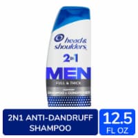Head and Shoulders Mens 2 in 1 Full & Thick Dandruff Shampoo and Conditioner