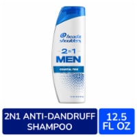 Head and Shoulders Dandruff Men's 2 in 1 Shampoo and Conditioner, Coastal Tide for Daily Use