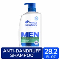 Head and Shoulders Dandruff Men's Shampoo, Refreshing Menthol for Daily Use Perspective: Main