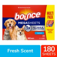 Bounce Pet Hair and Lint Guard Fresh Scent Mega Dryer Sheet