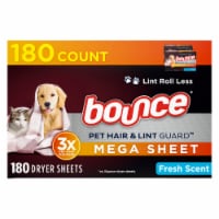 Bounce Pet Hair Guard Fresh Scent Dryer Sheets 180 ct Harris Teeter
