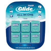 Oral-B Glide All-in-One Dental Floss, Brilliance Blast, 44 m (Pack of 6)