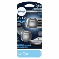 Febreze AUTO Air Freshener Odor-Fighting Automotive Vent Clip New Car Scent Perspective: Main