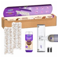 Swiffer Power Mop Wood Hardwood Floor Cleaner for Mopping QuickDry Cleaning Set Lemon Scent Perspective: Main