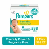 Pampers Baby Wipes Sensitive Perfume Free Refill Packs