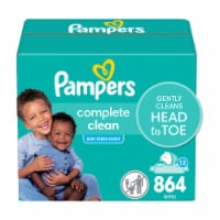 Pampers Complete Clean Fresh Scent 12X Baby Wipes Perspective: Main