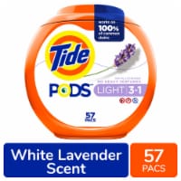 Tide PODS Light White Lavender Scent Liquid Laundry Detergent Pacs