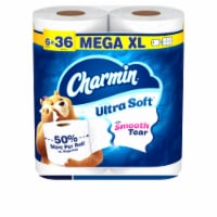 Charmin Ultra Soft Toilet Paper 6 Mega XL Rolls Perspective: Main