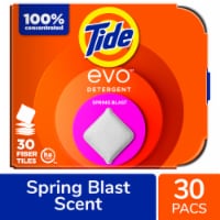Tide Evo Spring Blast Laundry Detergent Sheet Perspective: Main