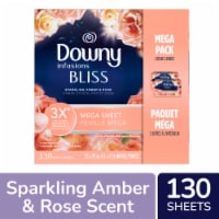 Downy Infusions Sparkling Amber & Rose Bliss Mega Dryer Sheets