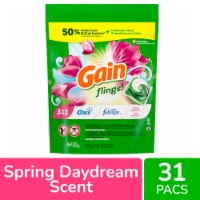 Gain Flings Spring Daydream Liquid Laundry Detergent Soap Pacs