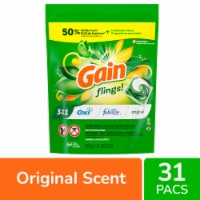 Gain Flings Original Liquid Laundry Detergent Soap Pacs