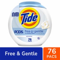 Tide PODS Free & Gentle Liquid Laundry Detergent Pacs
