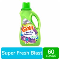 Gain Odor Defense Super Fresh Blast Liquid Fabric Softener Fabric Conditioner