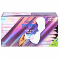 Always Pocket with FlexFoam Heavy Flow Absorbency Size 2 with Wings Unscented Perspective: Main