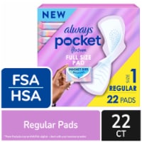 Always Pocket with FlexFoam Regular Absorbency Size 1 with Wings Unscented Perspective: Main